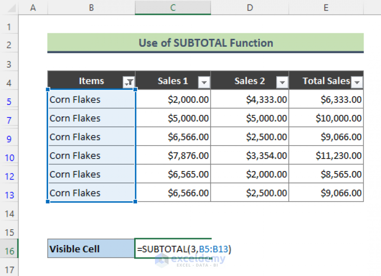 how-to-count-only-visible-cells-in-excel-5-tricks-exceldemy