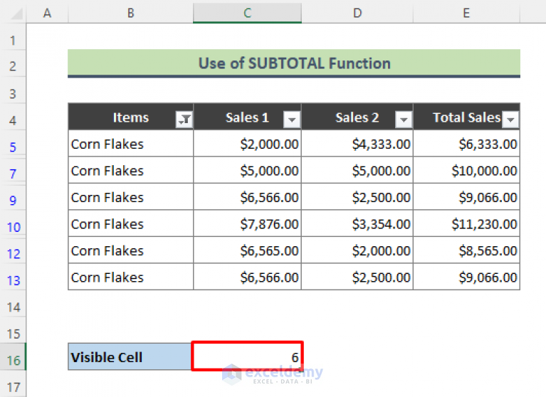 how-to-count-only-visible-cells-in-excel-5-tricks-exceldemy