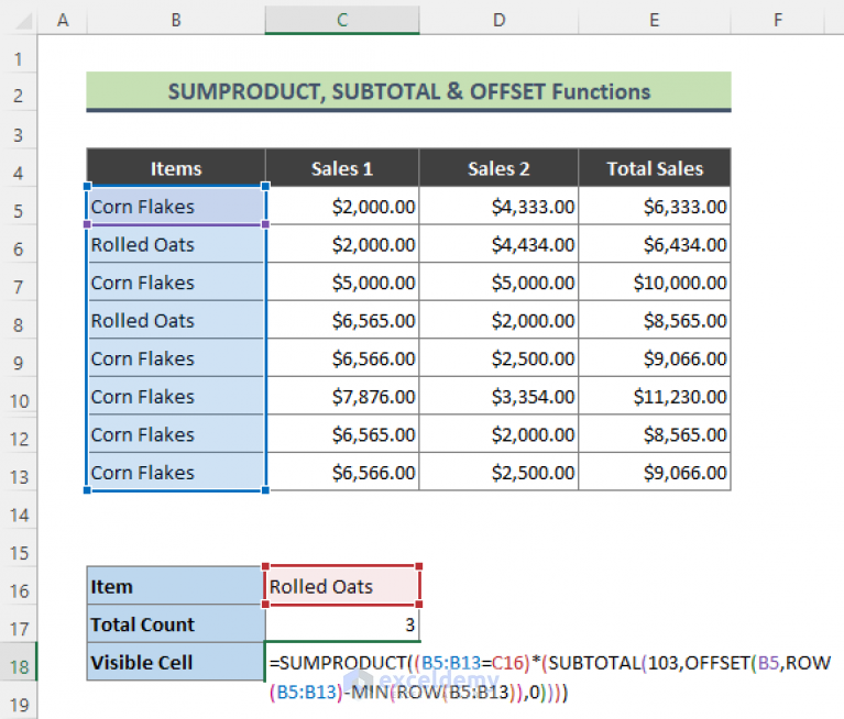 how-to-count-only-visible-cells-in-excel-5-tricks-exceldemy