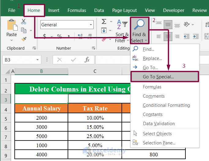 How To Delete Columns Without Losing Formula In Excel 3 Easy Steps 