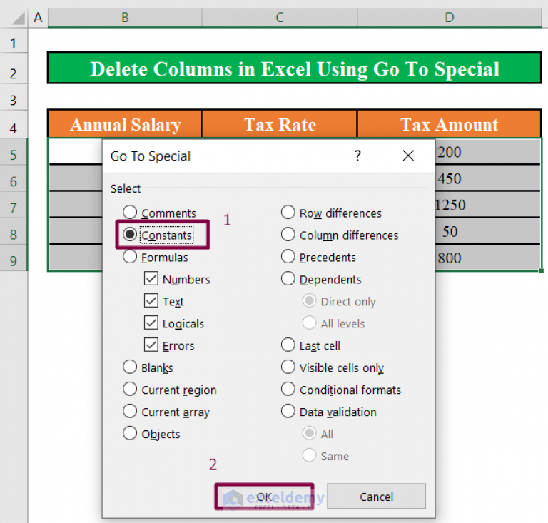 How To Delete Columns Without Losing Formula In Excel 3 Easy Steps 7926
