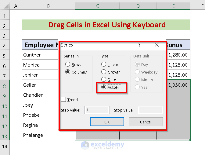 How To Drag Cells In Excel Using Keyboard 5 Smooth Ways ExcelDemy