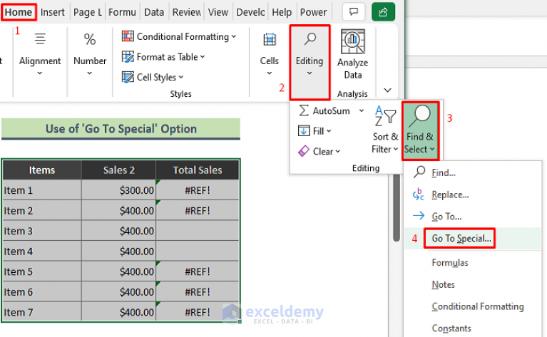 How to Find Reference Errors in Excel (3 Easy Methods)