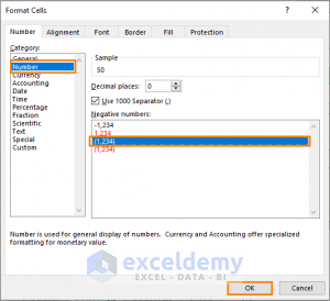 How to Put Parentheses for Negative Numbers in Excel - ExcelDemy