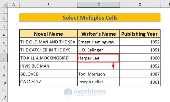 how-to-select-cells-in-excel-using-keyboard-9-ways-exceldemy