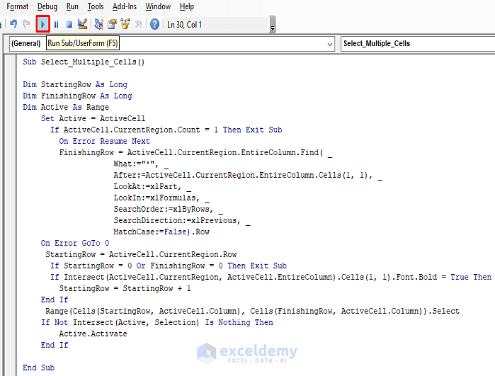 how-to-select-multiple-cells-in-excel-without-mouse-9-easy-methods