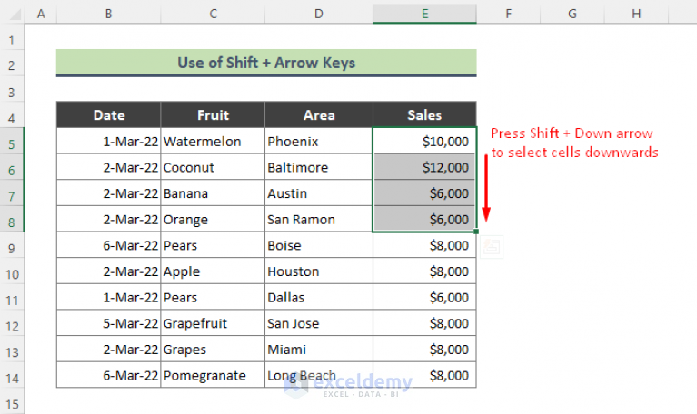 How To Select Random Cells In Excel Without Mouse