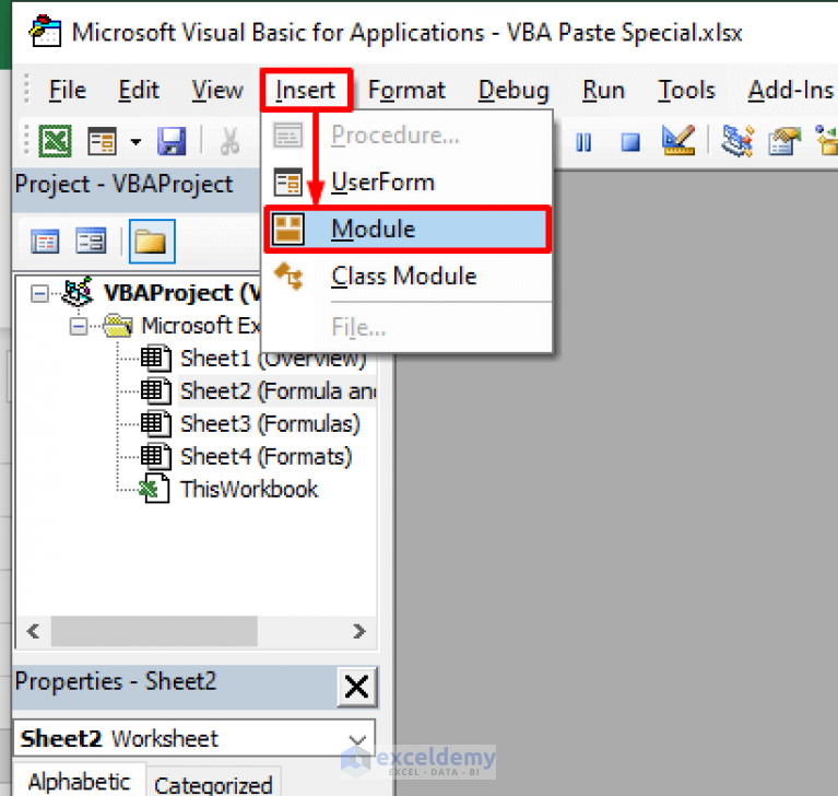 How To Use VBA PasteSpecial For Formulas And Formats In Excel (3 Ways)