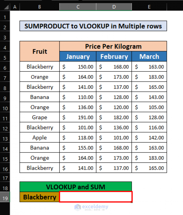 how-to-perform-vlookup-with-multiple-rows-in-excel-5-methods