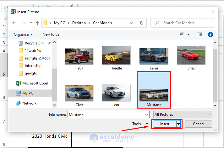 How to Insert Picture in Excel Cell Automatically (3 Ways) - ExcelDemy