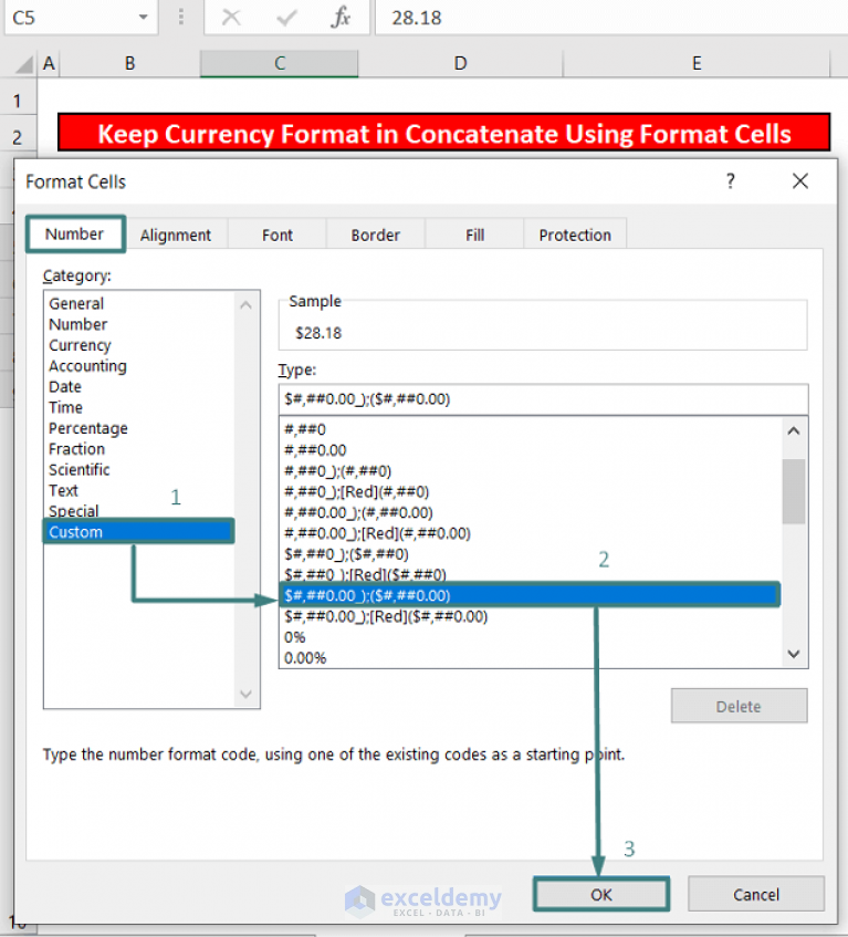 how-to-concatenate-and-keep-currency-format-in-excel-3-methods