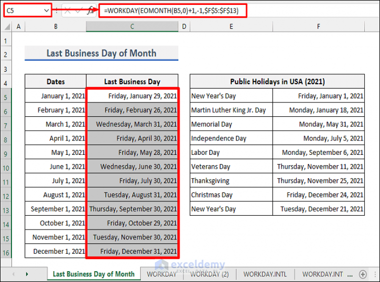 how-to-find-last-business-day-of-month-in-excel-9-handy-ways