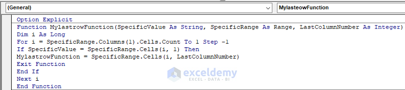 How To Find Last Row With A Specific Value In Excel 6 Methods 