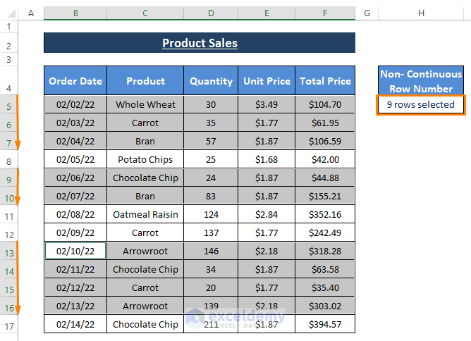 How To Count Rows In Selection Using VBA In Excel ExcelDemy