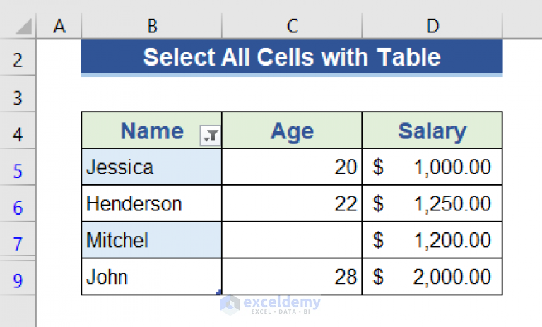 select-all-cells-with-data-in-a-column-in-excel-5-methods-shortcuts