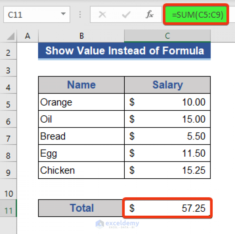 how-to-show-value-instead-of-formula-in-excel-7-methods-exceldemy