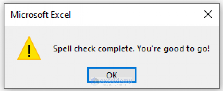 [Fixed!] Spell Check Is Not Working in Excel (4 Solutions)