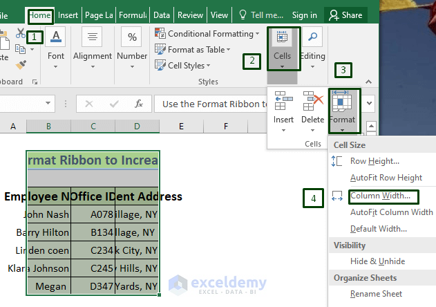 How To Increase Cell Size In Excel Carpetoven2