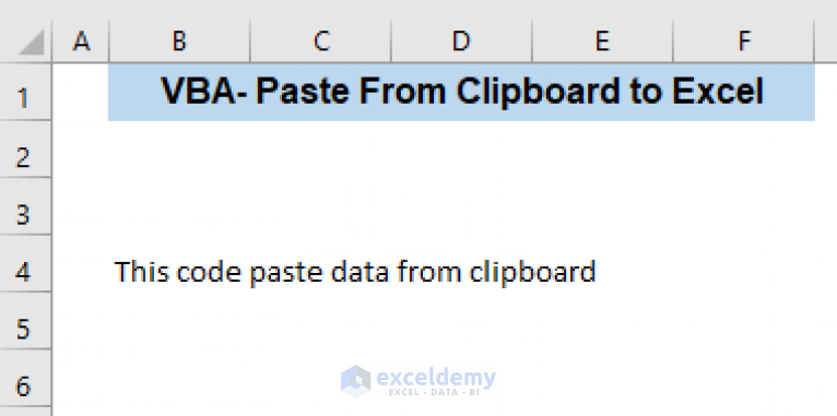 how-to-paste-from-clipboard-to-excel-using-vba-exceldemy