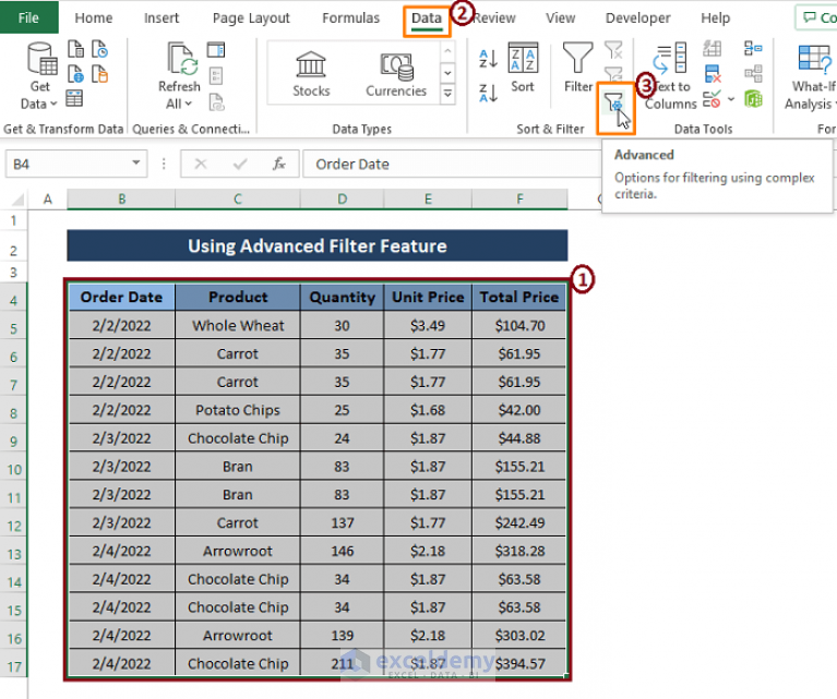 how-to-use-advanced-filter-for-unique-records-only-in-excel-exceldemy