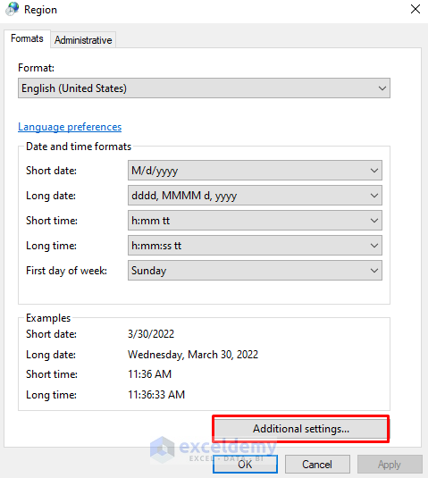 how-to-change-number-format-from-comma-to-dot-in-excel-5-ways