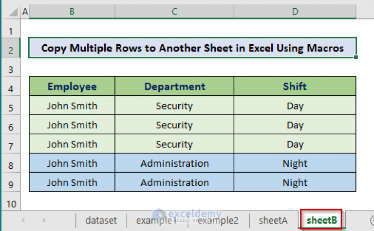 how-to-copy-multiple-rows-in-excel-using-macro-4-examples