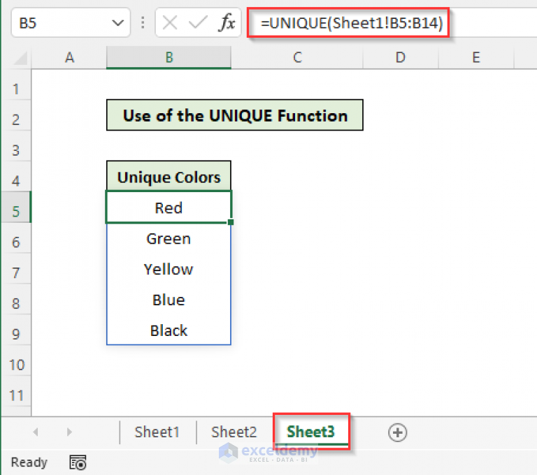 how-to-copy-unique-values-to-another-worksheet-in-excel-5-methods