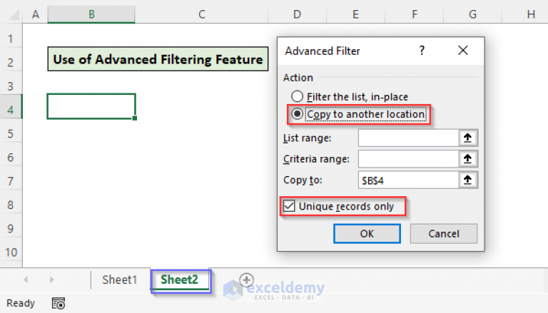 how-to-copy-unique-values-to-another-worksheet-in-excel-5-methods