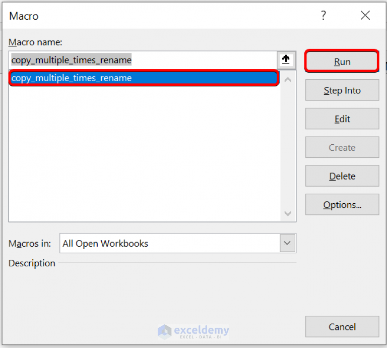  Excel VBA to Copy And Rename A Worksheet Multiple Times ExcelDemy