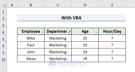 How To Count Filtered Rows In Excel With VBA Step by Step Guideline 