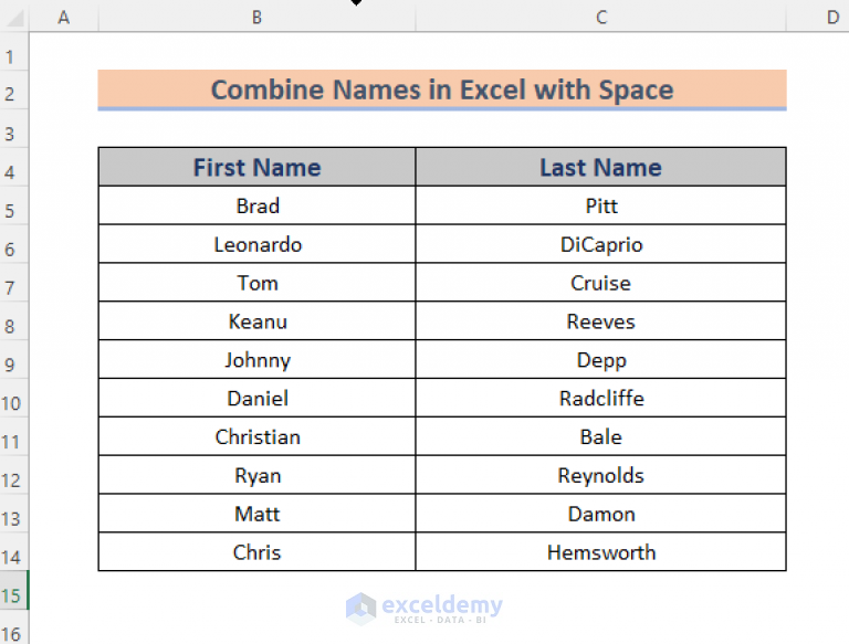 how-to-combine-names-in-excel-with-space-6-approaches-exceldemy