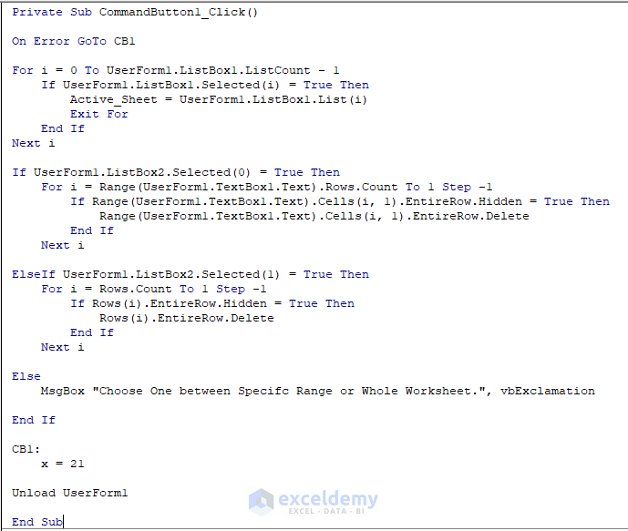 how-to-delete-hidden-rows-in-excel-vba-a-detailed-analysis