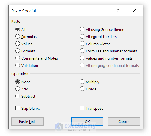 difference-between-paste-and-paste-special-in-excel-exceldemy