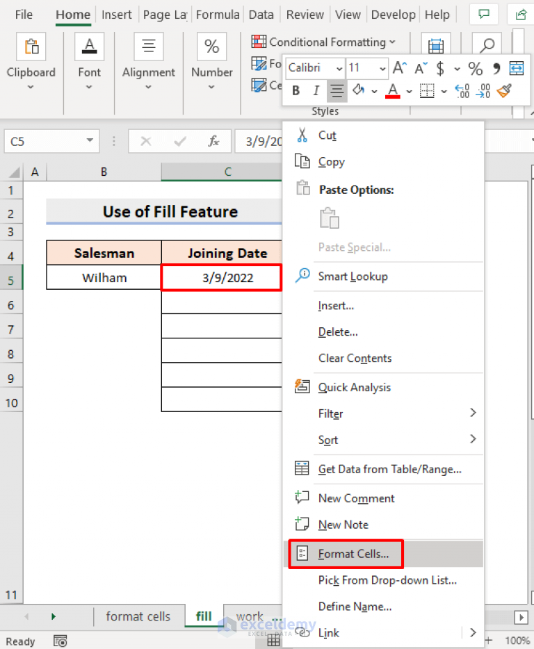 how-to-autofill-days-of-week-based-on-date-in-excel-5-easy-ways