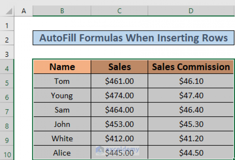 how-to-autofill-formula-when-inserting-rows-in-excel-4-methods