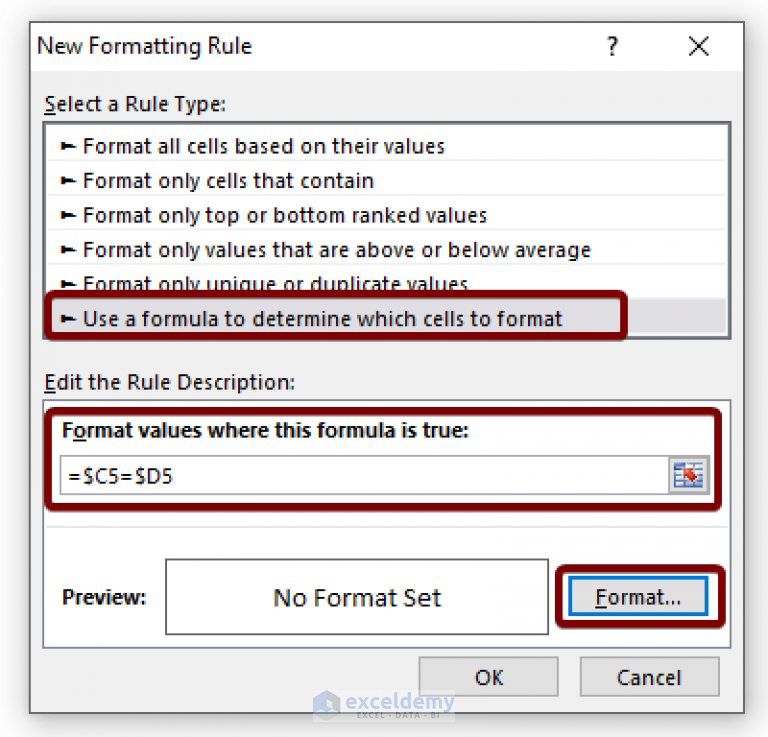 compare-two-cells-using-conditional-formatting-in-excel-3-methods