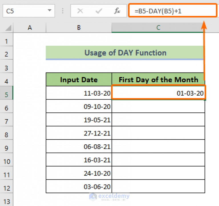 get-the-first-day-of-the-current-month-in-excel-3-methods-exceldemy