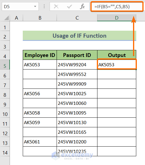 If A Cell Is Blank Then Copy Another Cell In Excel 3 Methods ExcelDemy