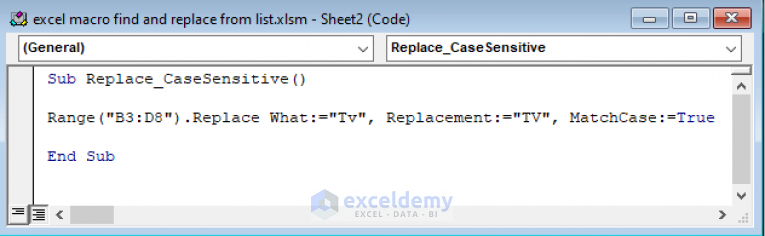 how-to-find-and-replace-from-list-with-macro-in-excel-5-examples