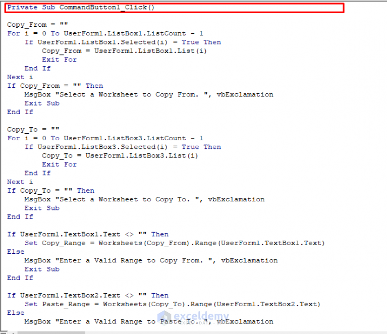 Excel VBA to Copy Only Values to Destination (Macro, UDF, and UserForm)