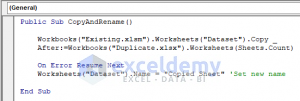 VBA To Copy Worksheet To Another Workbook And Rename (5 Methods)