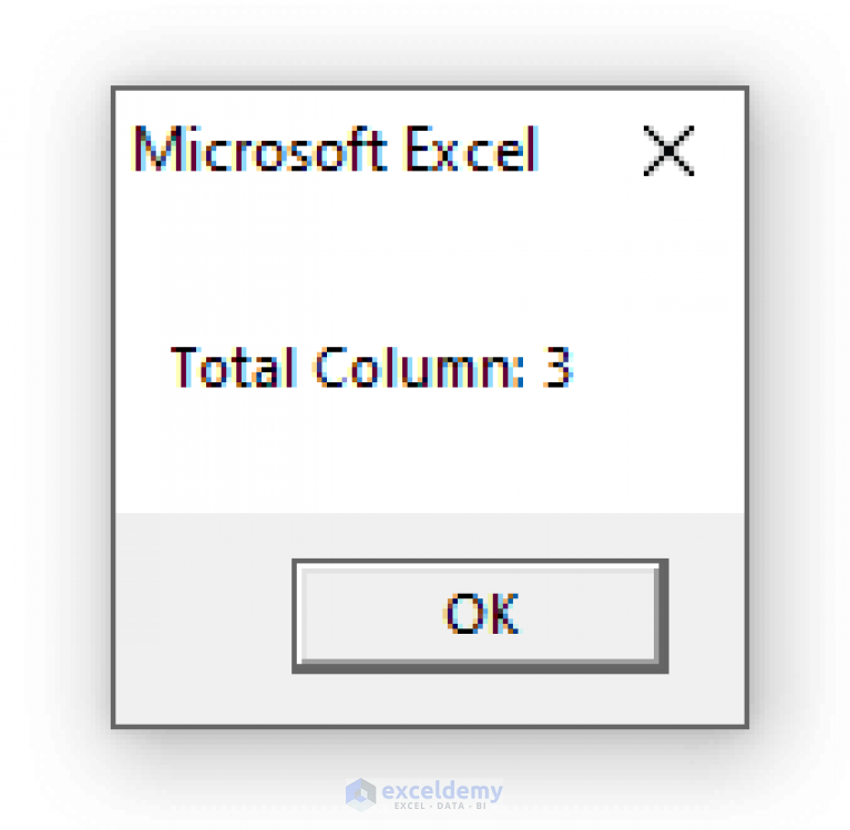 Excel Vba Count Columns With Data 2 Examples Exceldemy 3726