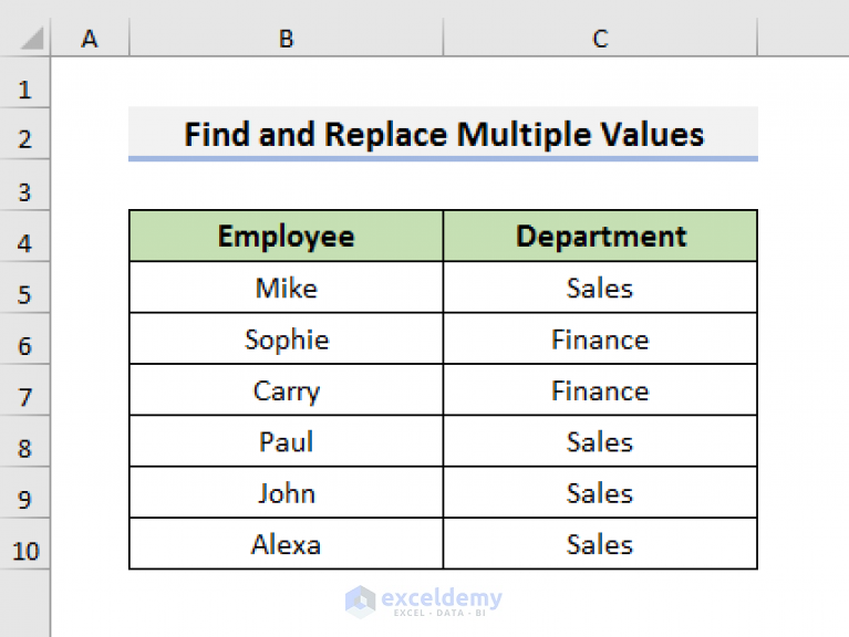 how-to-find-and-replace-multiple-values-in-excel-with-vba-3-examples