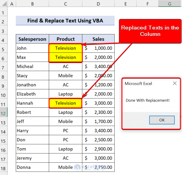 how-to-find-and-replace-multiple-values-in-excel-with-vba-3-examples