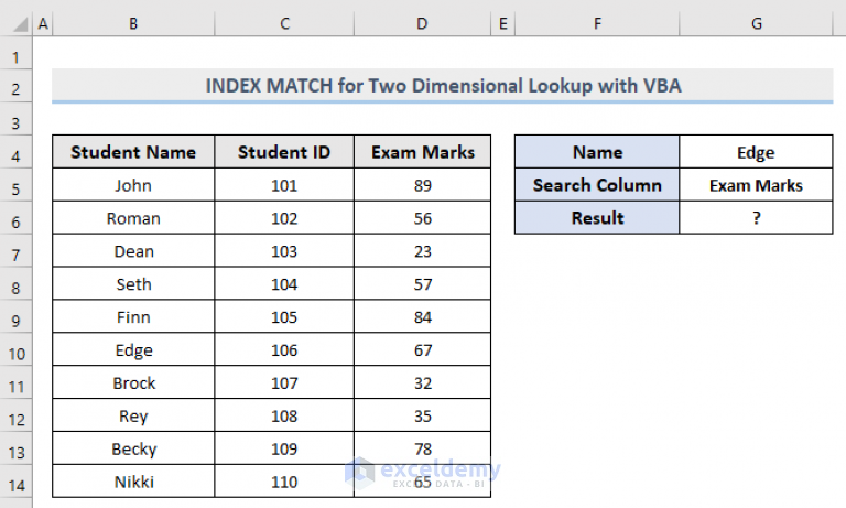 vba-index-match-based-on-multiple-criteria-in-excel-3-methods