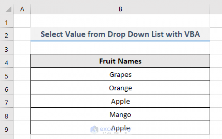 vba-to-select-value-from-drop-down-list-in-excel-2-methods