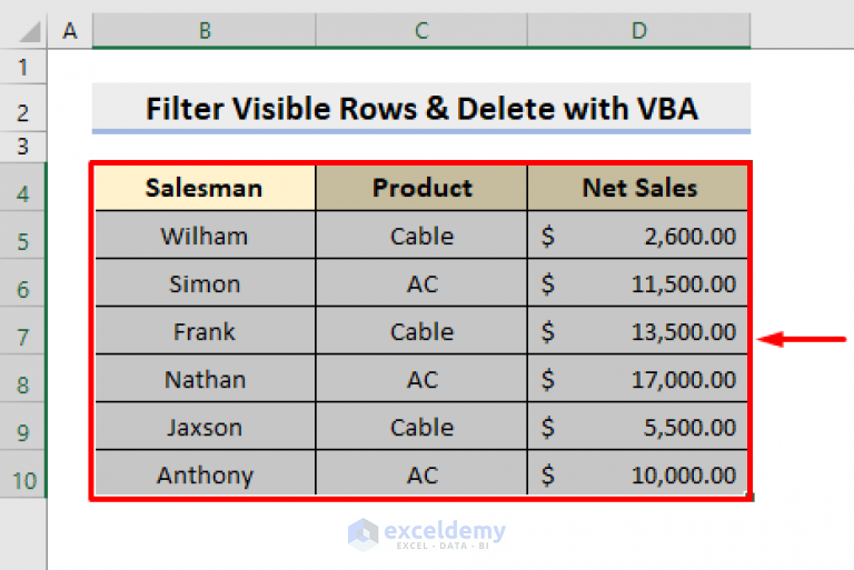 how-to-filter-data-and-delete-rows-with-excel-vba-5-examples-vrogue