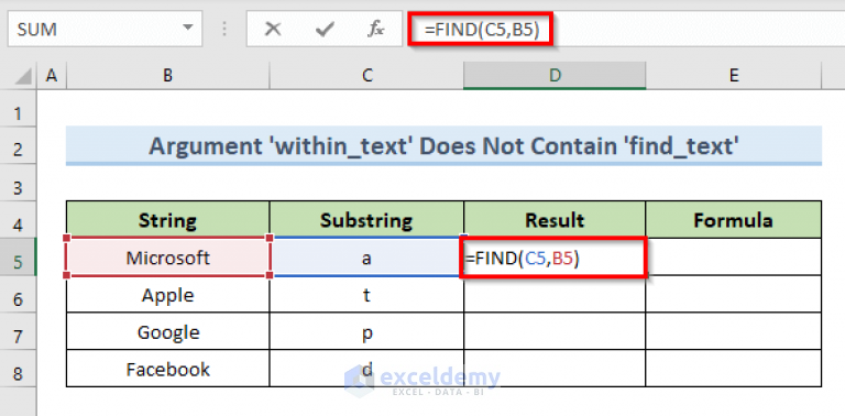 find-function-not-working-in-excel-4-reasons-with-solutions