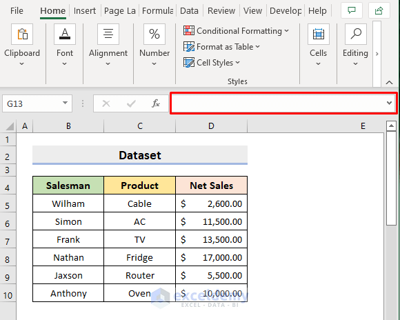  Fixed Formula Bar Is Not Showing In Excel 4 Solutions ExcelDemy