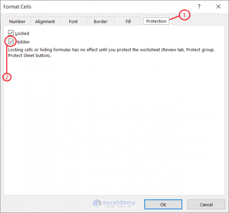 How to Hide Formulas and Display Values in Excel (2 Ways) - ExcelDemy